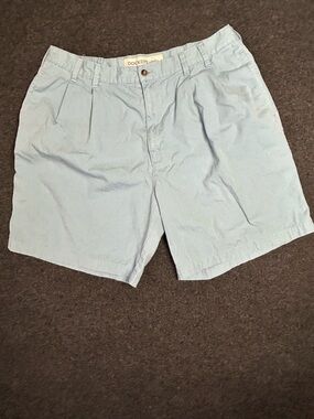 Dockers Men's Light Blue Flat Front Shorts